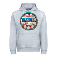 Heather Grey it's baseball y'all Urban Hoodie - HRA Design Shop