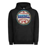 Pigment Black it's baseball y'all Urban Hoodie - HRA Design Shop