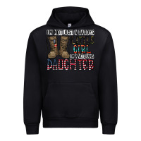 Black I'm Not Just A Daddy's Little Girl Urban Hoodie - CowhideDigitalArt