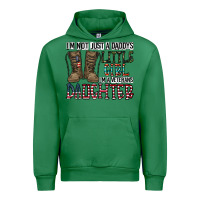 Emerald I'm Not Just A Daddy's Little Girl Urban Hoodie - CowhideDigitalArt