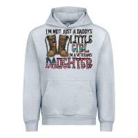 Heather Grey I'm Not Just A Daddy's Little Girl Urban Hoodie - CowhideDigitalArt
