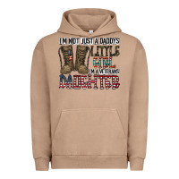 Pigment Burro I'm Not Just A Daddy's Little Girl Urban Hoodie - CowhideDigitalArt