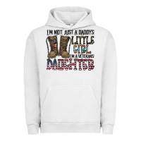 Pigment Lunar Rock I'm Not Just A Daddy's Little Girl Urban Hoodie - CowhideDigitalArt