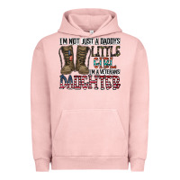 Pigment Salmon I'm Not Just A Daddy's Little Girl Urban Hoodie - CowhideDigitalArt