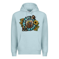 Blue Mist cowboy take me away 2 Premium Hoodie - SublimationCraftShop