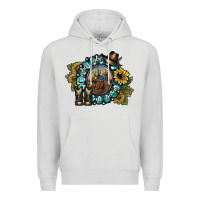 Dove Grey cowboy take me away 2 Premium Hoodie - SublimationCraftShop