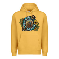 Mustard cowboy take me away 2 Premium Hoodie - SublimationCraftShop