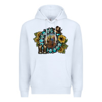 White cowboy take me away 2 Premium Hoodie - SublimationCraftShop