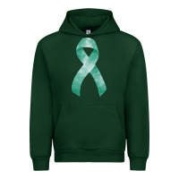 Forest Green liver cancer ribbon fa element Urban Hoodie - FaDigitalArtStudio