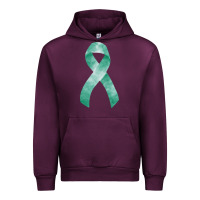 Mauve Wine liver cancer ribbon fa element Urban Hoodie - FaDigitalArtStudio