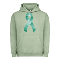 Pigment Oil Green liver cancer ribbon fa element Urban Hoodie - FaDigitalArtStudio