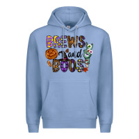 Colony Blue Brews And Boos Premium Hoodie - CowhideDigitalArt