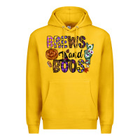 Lemon Brews And Boos Premium Hoodie - CowhideDigitalArt