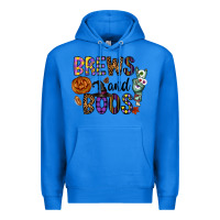 True Royal Brews And Boos Premium Hoodie - CowhideDigitalArt
