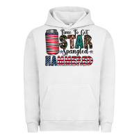 Pigment Lunar Rock Star Spangled Hammered Urban Hoodie - CowhideDigitalArt