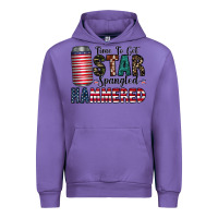 Tulip Star Spangled Hammered Urban Hoodie - CowhideDigitalArt