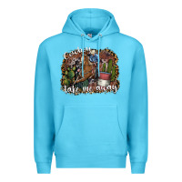Ocean Blue cowboy take me away Premium Hoodie - SublimationCraftShop