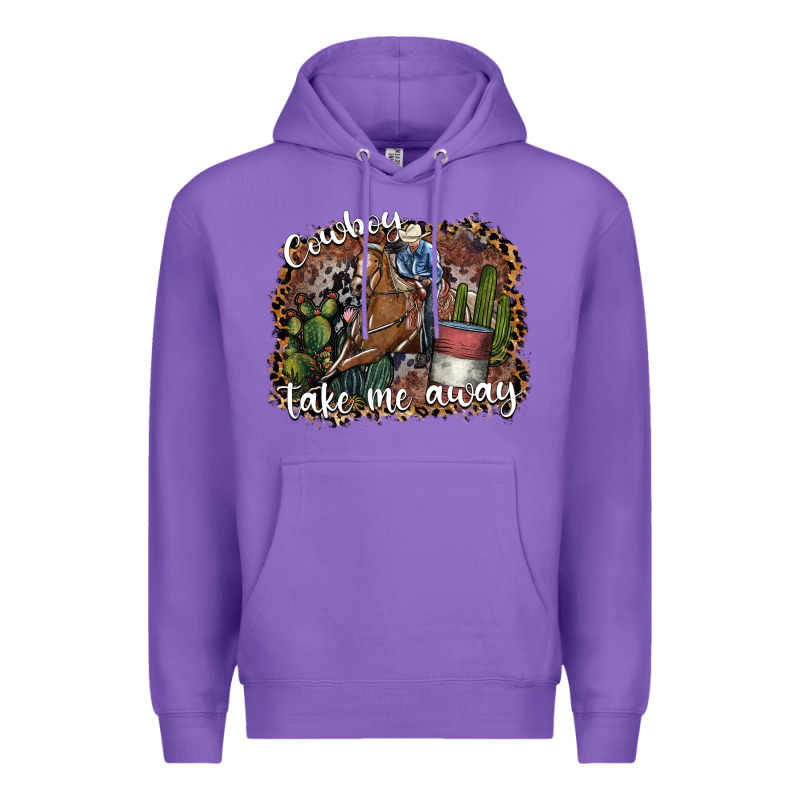 Cowboy Take Me Away Premium Hoodie by SublimationCraftShop | Teevron