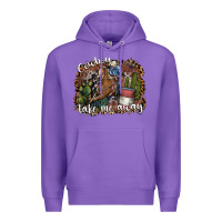 Purple cowboy take me away Premium Hoodie - SublimationCraftShop