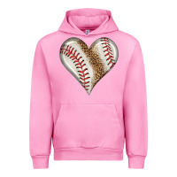 Fuchsia Pink baseball heart Urban Hoodie - HRA Design Shop