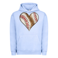 Pigment Grape Ice baseball heart Urban Hoodie - HRA Design Shop