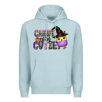 Blue Mist Candy Corn Cutie Premium Hoodie - CowhideDigitalArt