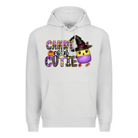 Dove Grey Candy Corn Cutie Premium Hoodie - CowhideDigitalArt