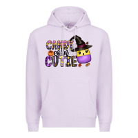 Lilac Candy Corn Cutie Premium Hoodie - CowhideDigitalArt