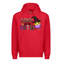 Red Candy Corn Cutie Premium Hoodie - CowhideDigitalArt