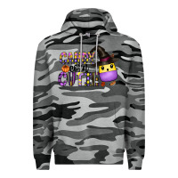 Slate Camo Candy Corn Cutie Premium Hoodie - CowhideDigitalArt