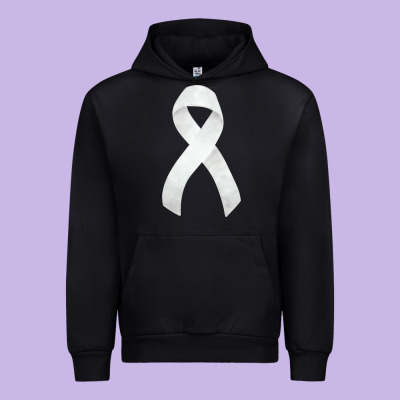 Lung Cancer Ribbon Fa Element Urban Hoodie Designed By Fadigitalartstudio