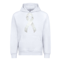 White lung cancer ribbon fa element Urban Hoodie - FaDigitalArtStudio