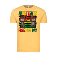 Vintage Mustard juneteenth freedom day Vintage Tee - Artiststas