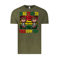 Vintage Olive juneteenth freedom day Vintage Tee - Artiststas