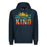 Navy always be kind Premium Hoodie - HRA Design Shop