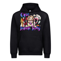 Black one hop lunch day Urban Hoodie - RacoonDesign