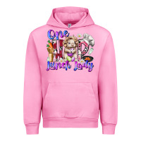 Fuchsia Pink one hop lunch day Urban Hoodie - RacoonDesign