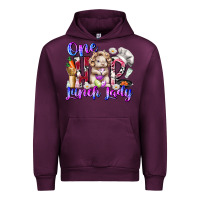 Mauve Wine one hop lunch day Urban Hoodie - RacoonDesign