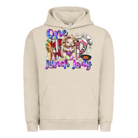 Pigment French Oak one hop lunch day Urban Hoodie - RacoonDesign