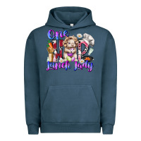 Pigment Midnight Navy one hop lunch day Urban Hoodie - RacoonDesign