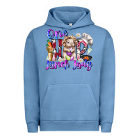 Pigment Pebble Blue one hop lunch day Urban Hoodie - RacoonDesign