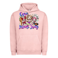 Pigment Salmon one hop lunch day Urban Hoodie - RacoonDesign
