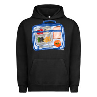 Pigment Black lunchbox fa element Urban Hoodie - FaDigitalArtStudio