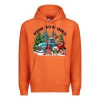 Carrot hanging with my gnomies Premium Hoodie - FaDigitalArtStudio