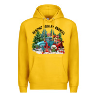 Lemon hanging with my gnomies Premium Hoodie - FaDigitalArtStudio