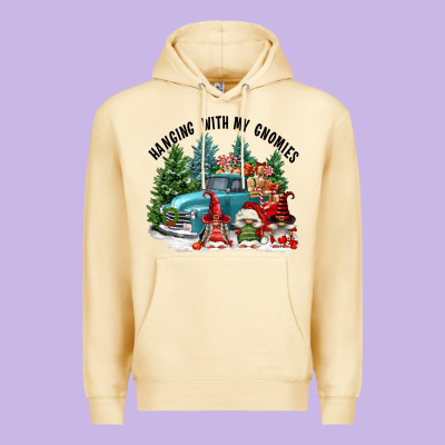 Hanging With My Gnomies Premium Hoodie Designed By Fadigitalartstudio