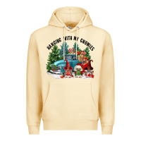 Pina Colada hanging with my gnomies Premium Hoodie - FaDigitalArtStudio