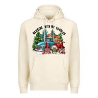 Tofu hanging with my gnomies Premium Hoodie - FaDigitalArtStudio