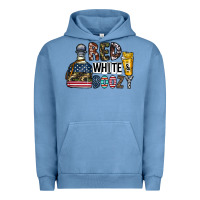 Pigment Pebble Blue Tequila Urban Hoodie - CowhideDigitalArt