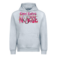 Heather Grey one loves nurse Urban Hoodie - RacoonDesign